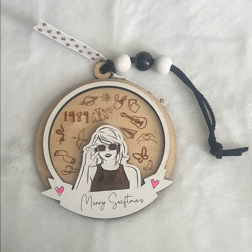 Merry Swiftmas Wooden Ornament
